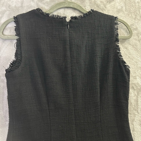 Karl Lagerfeld Paris tweed mini black dress - Picture 8 of 12